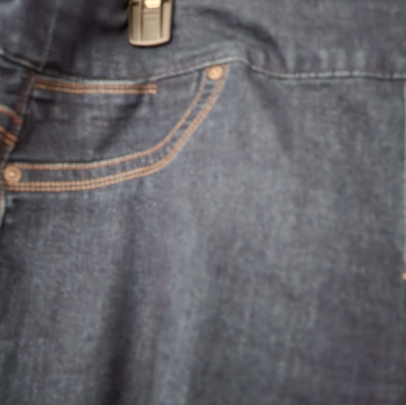 Style & Co. Women's Jean Capri Color Blue Size Large Gently Used - Picture 6 of 8